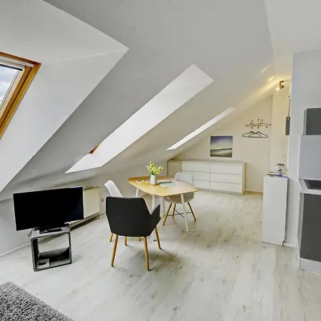 Апартаменты Fewo1846 Strandresidenz Wassersleben - Strandmuschel - Sonniges Studioapartment Im Dachgeschoss